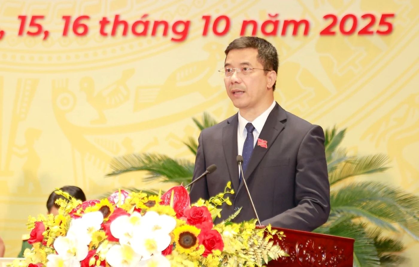 Đồng chí Nguyễn Hồng Phong - Phó Bí thư Thường trực Tỉnh ủy Thanh Hóa phát biểu. Ảnh: Xuân Hùng