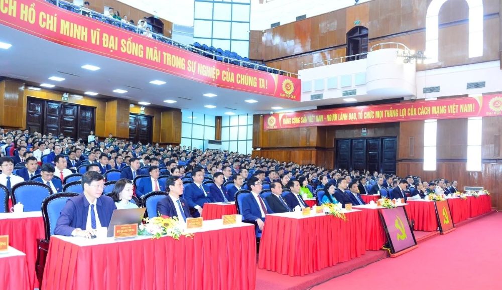 Đây là đại hội có số lượng đại biểu đông nhất từ trước tới nay ở Thanh Hóa. Ảnh: Xuân Hùng