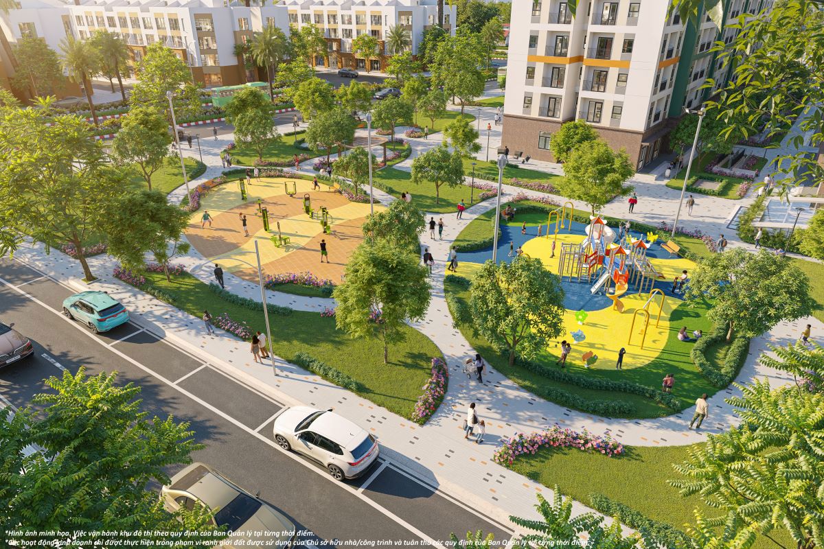 Các dự án Happy Home có chất lượng hoàn thiện vượt trội, kèm hệ thống tiện ích công cộng và không gian xanh bên ngoài.