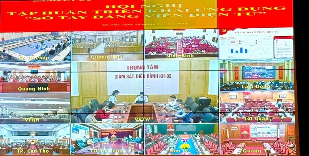 Toàn cảnh các điểm cầu trên cả nước.