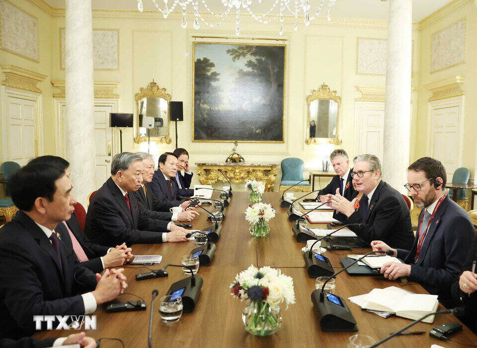 Quang cảnh cuộc hội đàm. Ảnh: TTXVN