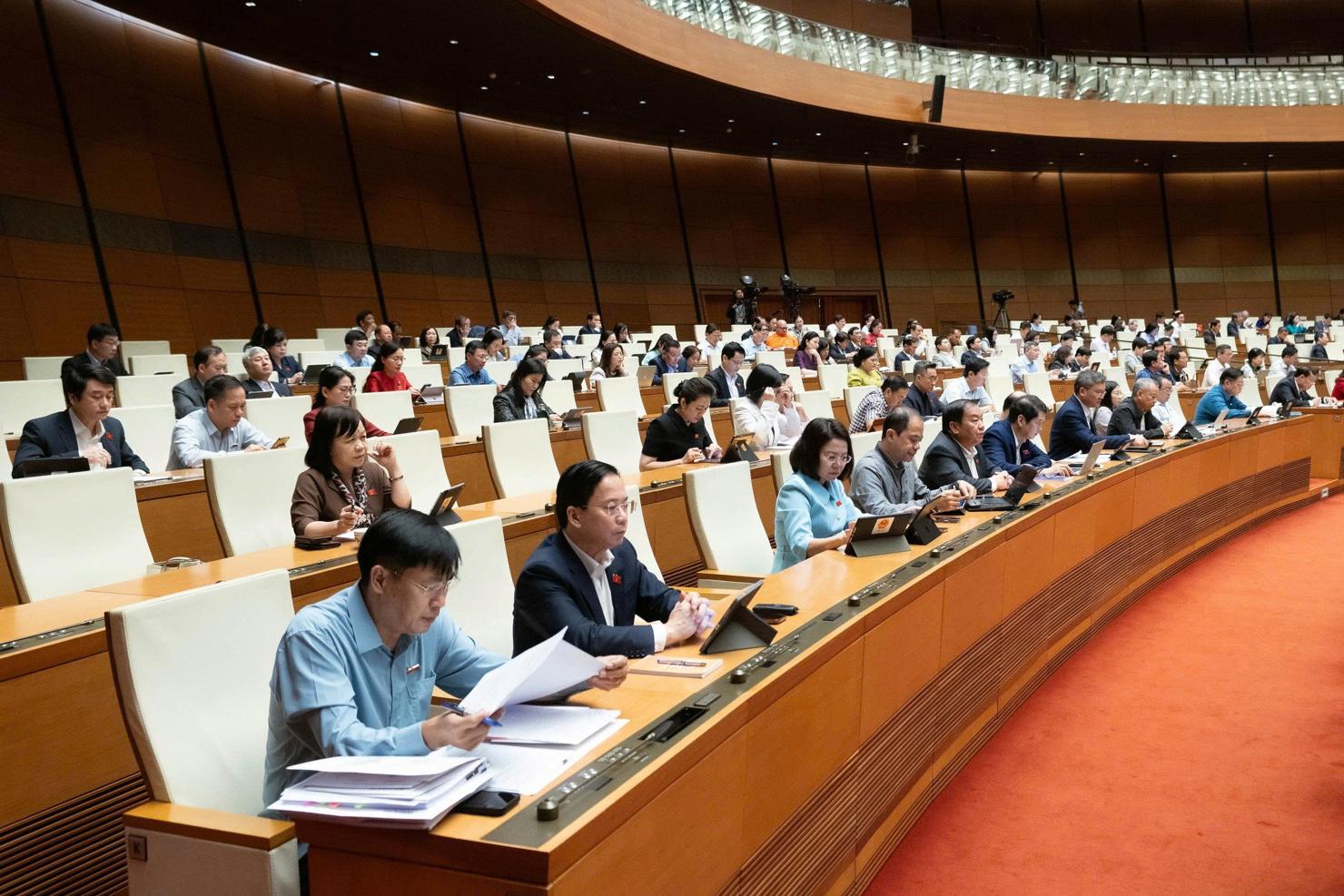 Các đại biểu tại phiên họp.