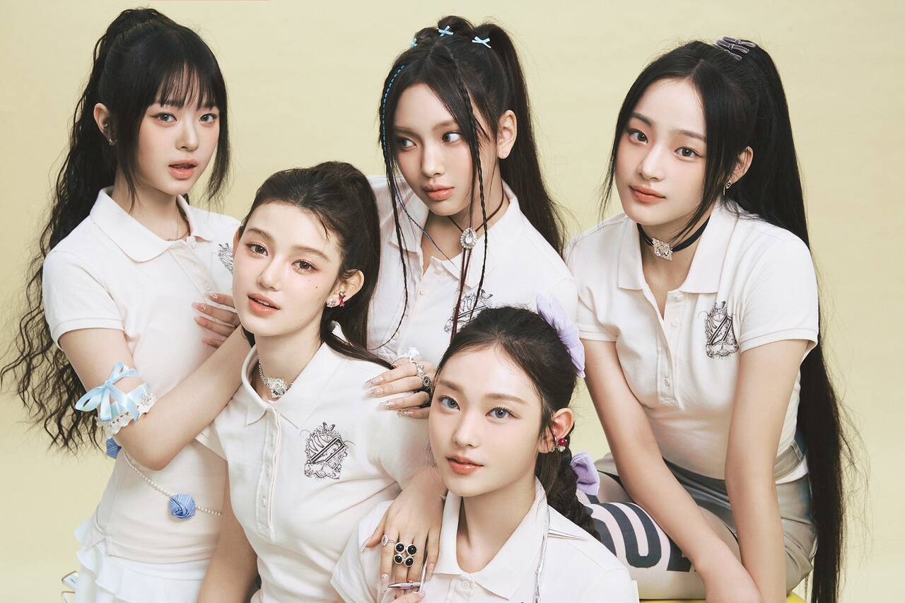 Nhóm nhạc nữ NewJeans. Ảnh: album Get Up
