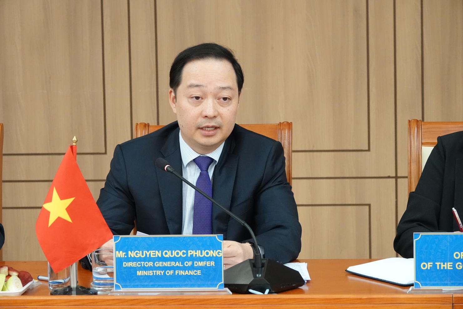 Ông Nguyễn Quốc Phương phát biểu tại phiên Khai mạc.