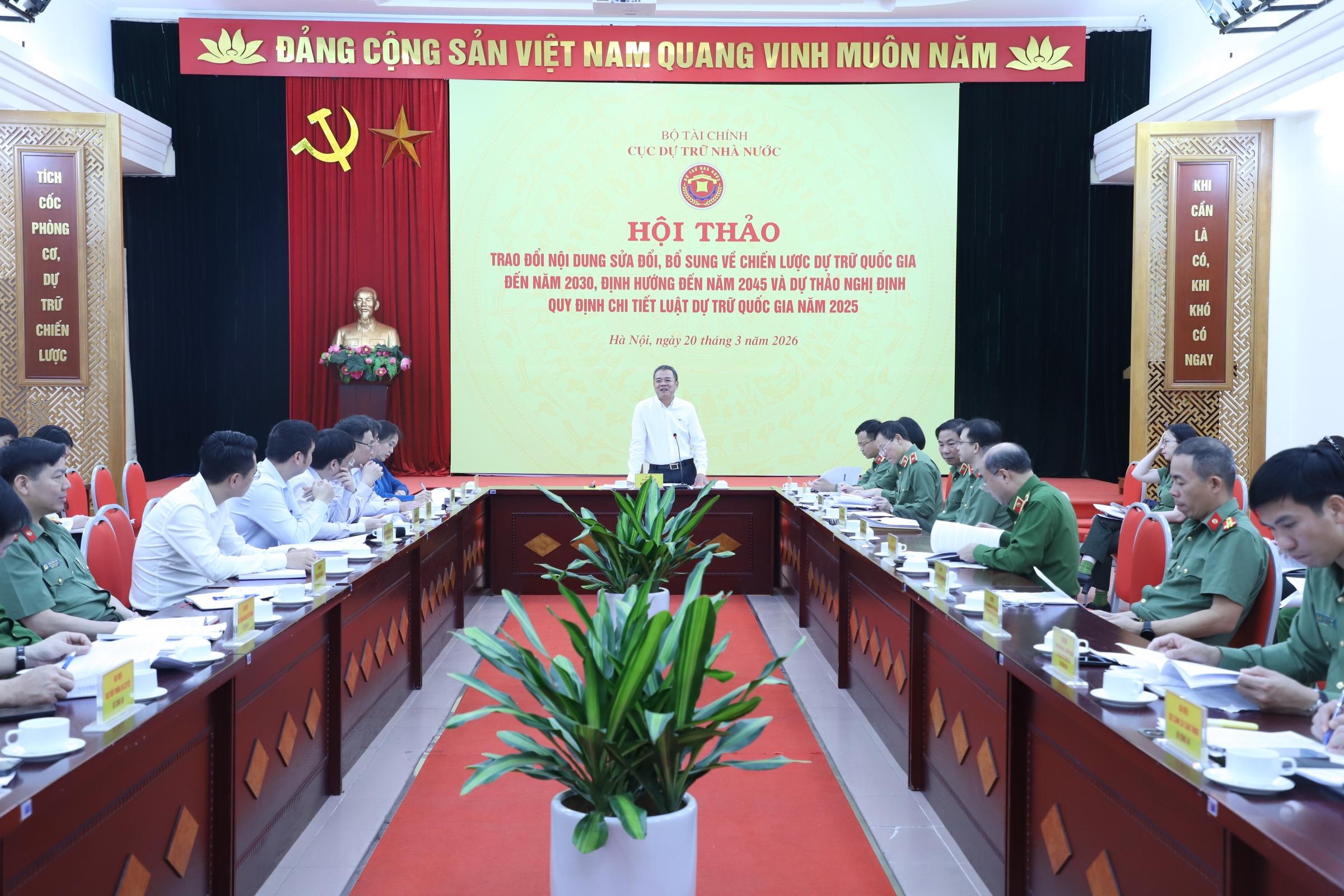 Đảm bảo dự trữ quốc gia gắn với đảm bảo an ninh chiến lược Đảm bảo dự trữ quốc gia gắn với đảm bảo an ninh chiến lược