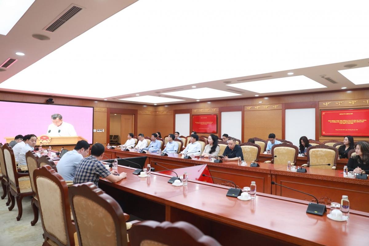 Phát động Cuộc thi chính luận bảo vệ nền tảng tư tưởng của Đảng trong Đảng bộ Chính phủ năm 2026