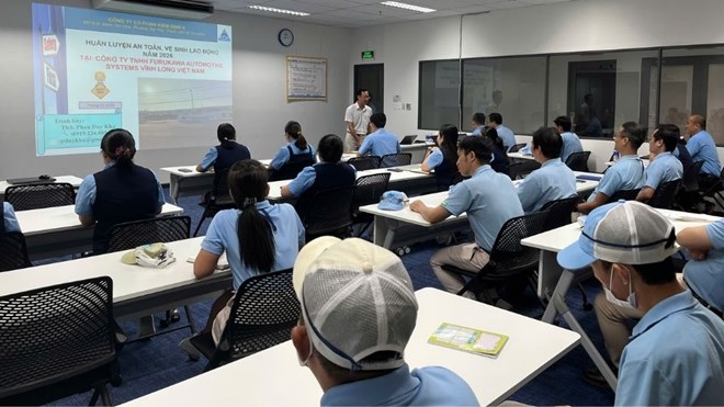 Doanh nghiệp tổ chức 132 lớp đào tạo về an toàn lao động cho công nhân