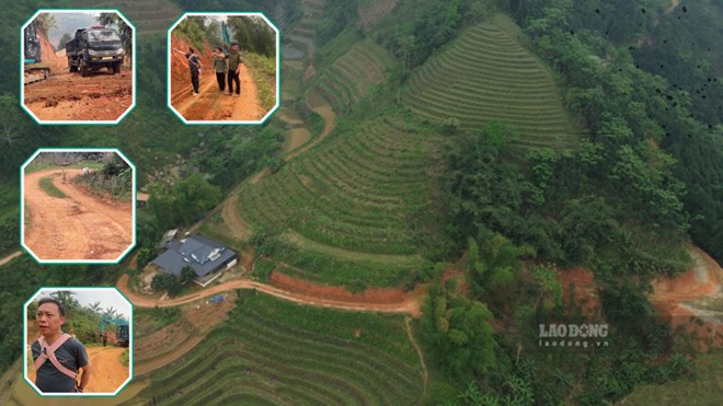 Người dân Lào Cai hiến đất mở đường lên thôn vùng cao