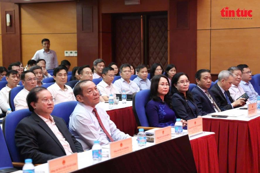 Các đại biểu tham dự Lễ bàn giao nhiệm vụ công tác Bộ trưởng Bộ Văn hoá, Thể thao và Du lịch.