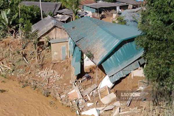 Mưa lũ, sạt lở đất tại xã Xa Dung, tỉnh Điện Biên vào tháng 8.2025. Ảnh: Quang Đạt