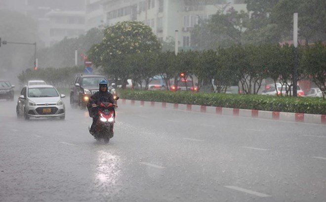 Không khí lạnh dồn dập, cảnh báo khu vực sắp mưa dông từ chiều mai