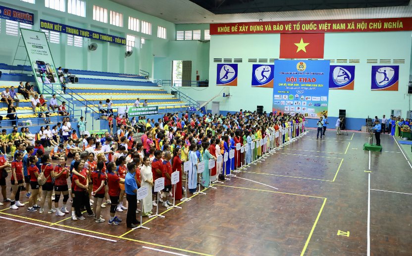 Một hội thao công đoàn từng được tổ chức tại khu vực Bình Thuận cũ. Ảnh: Duy Tuấn