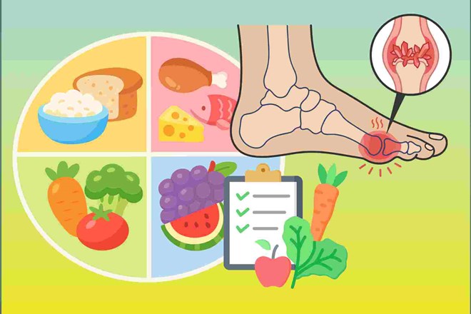 Thực đơn một ngày giúp kiểm soát axit uric dễ làm tại nhà