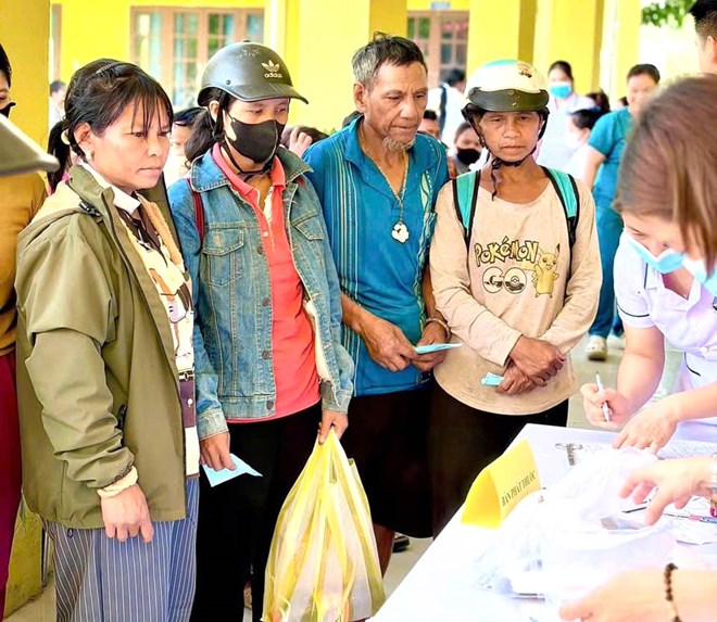 Công đoàn phường An Hải, Đà Nẵng tổ chức chương trình an sinh xã hội tại xã Trà Linh