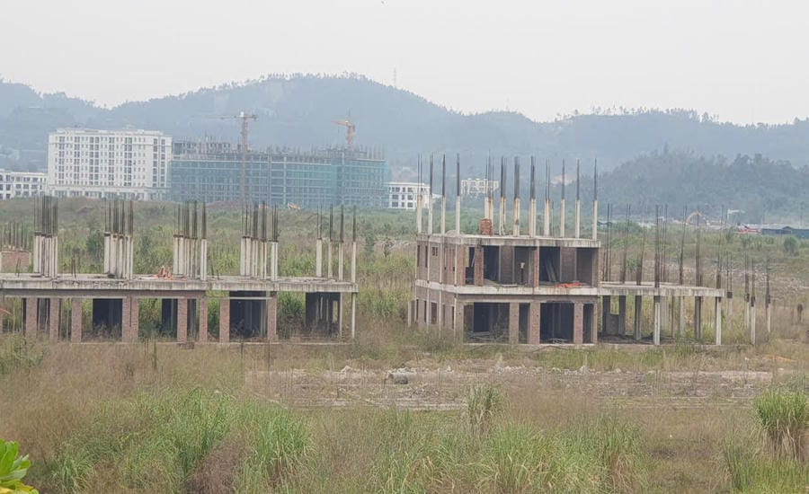 Một góc dự án khu đô thị của Công ty CP Tập đoàn FLC tại Cao Xanh. Ảnh: Nguyễn Hùng