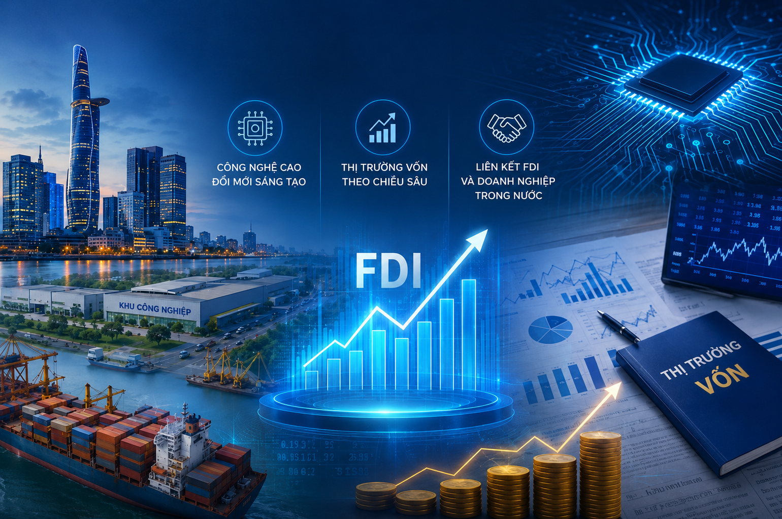 Thị trường vốn trước yêu cầu đón dòng vốn FDI chất lượng cao