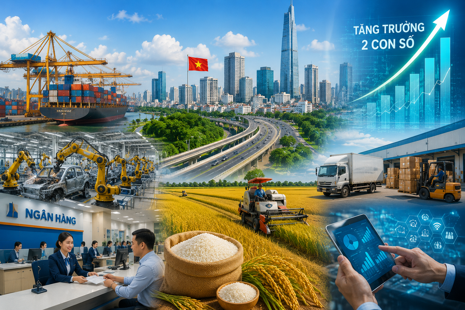 Tăng trưởng 2 con số: Khi Việt Nam đổi tư duy phát triển Tăng trưởng 2 con số: Khi Việt Nam đổi tư duy phát triển