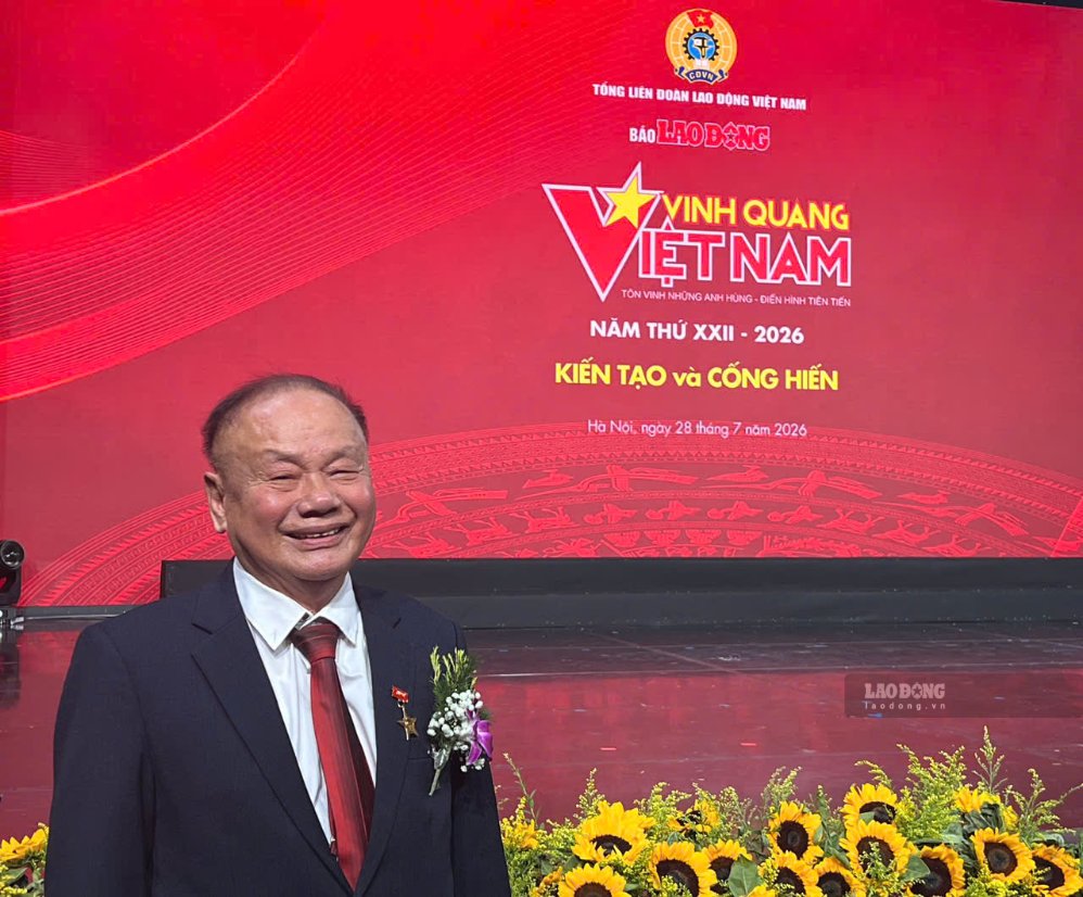 Kỹ sư - Anh hùng Lao động Vũ Hữu Lê - Giám đốc Công ty TNHH Cơ khí và Xây lắp Hồng Hà. Ảnh: Minh Phương