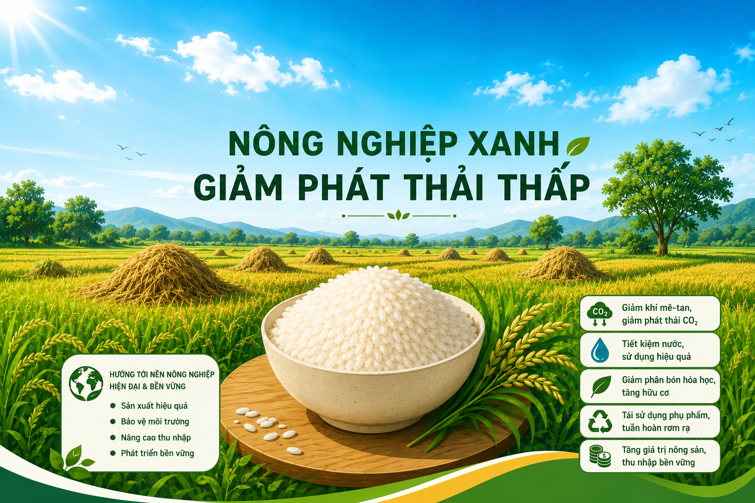 Giảm phát thải, nâng sức cạnh tranh cho nông sản Việt Nam
