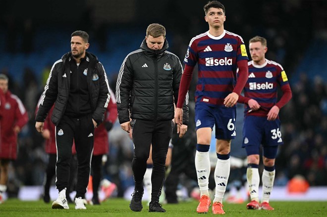 Chặng đường 5 năm của Eddie Howe với Newcastle đã kết thúc.  Ảnh: AFP