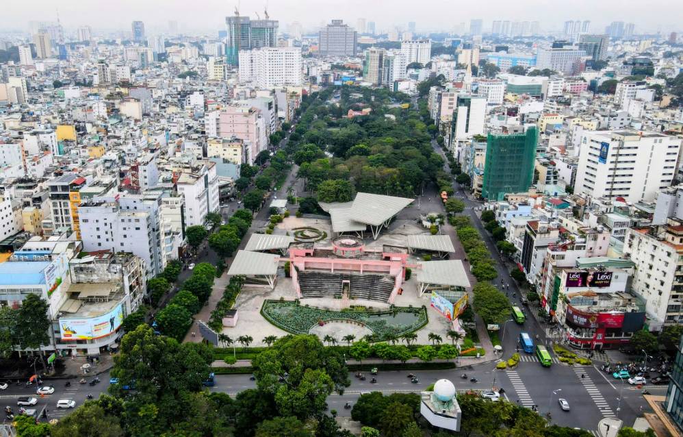 Khu vực Công viên 23 Tháng 9. Ảnh: Anh Tú
