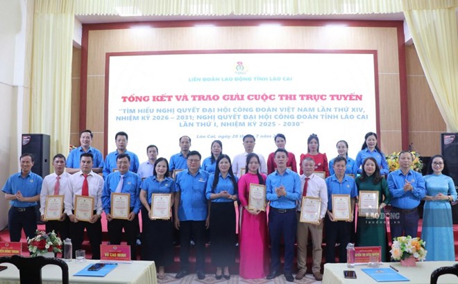 Gần 19.000 lượt thi tìm hiểu nghị quyết Công đoàn tại Lào Cai