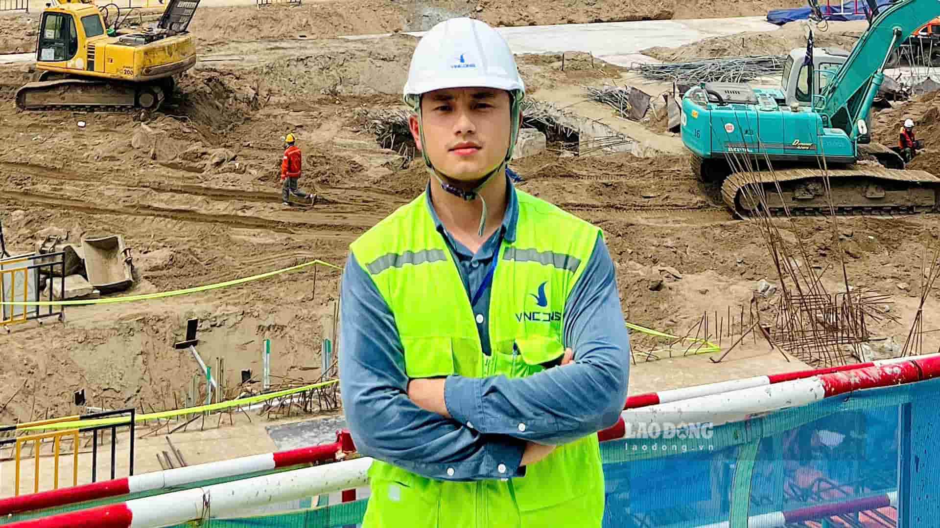 Anh Lê Minh Tú - Trưởng nhóm QC kiêm nhiệm Phụ trách Bộ phận Tuyển dụng Dự án, Công ty Cổ phần Phát triển và Đầu tư xây dựng Vincons. Ảnh: Nguyễn Trang