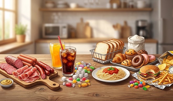 Nhóm thực phẩm và đồ uống nên tránh để bảo vệ trái tim