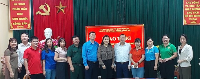 Công đoàn phường Đông Ngạc phối hợp hỗ trợ xây, sửa nhà Đại đoàn kết