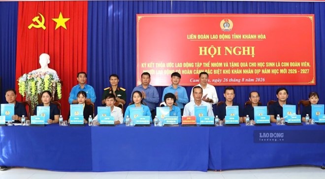 10 doanh nghiệp thủy sản ở Khánh Hòa ký thỏa ước, thêm quyền lợi cho người lao động