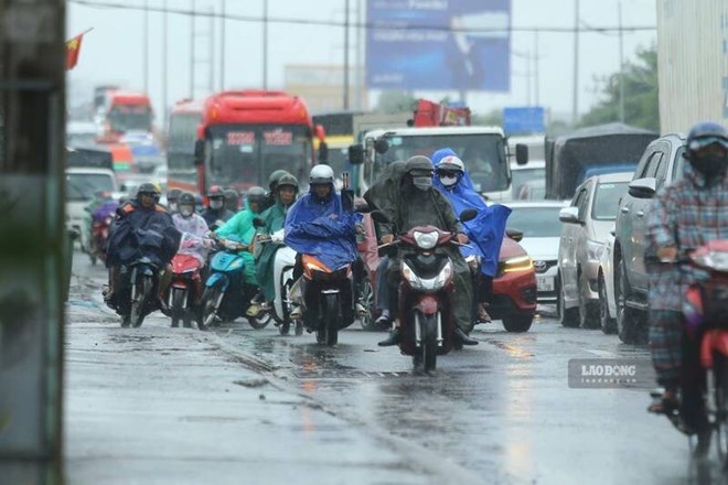 Dự báo khu vực mưa dông từ chiều nay, có nơi mưa to trên 70mm