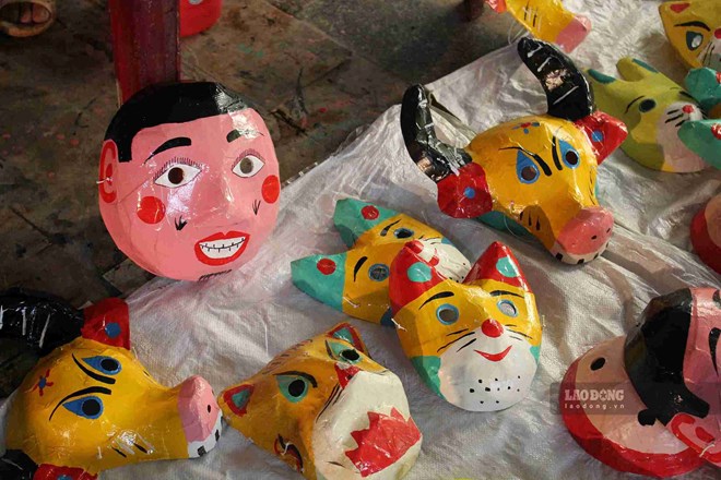 Người làng Ông Hảo, Hưng Yên giữ nghề làm đồ chơi Trung thu truyền thống