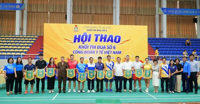 Sôi nổi Hội thao Khối thi đua số 6 Công đoàn Y tế Việt Nam