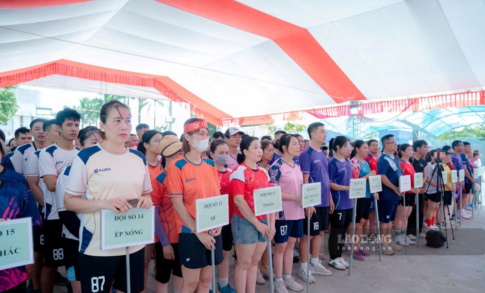 Các đội tham dự giải. Ảnh: Minh Hoàng (chụp ngày 27.9.2026)