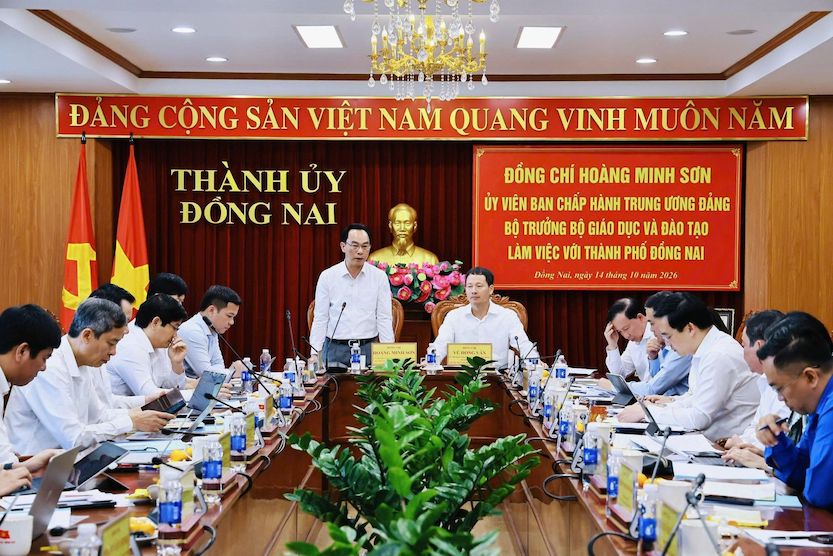 Quang cảnh buổi làm việc. Ảnh: Bộ GDĐT