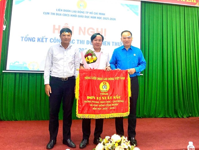 Thêm 3 công đoàn cơ sở ngành giáo dục với hơn 300 đoàn viên ở phía Đông TPHCM